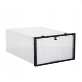 Cutie depozitare Incaltaminte inchidere cu capac transparenta 31x21x12 cm plastic